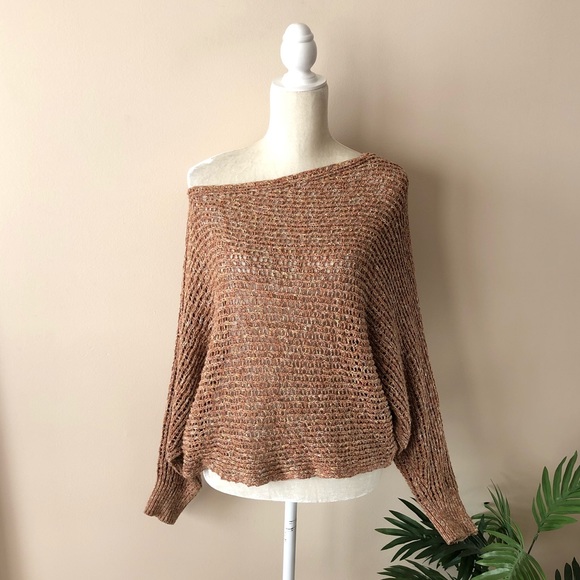 Free People Sweaters - Free People Open Knit Slouchy Knit Sweater